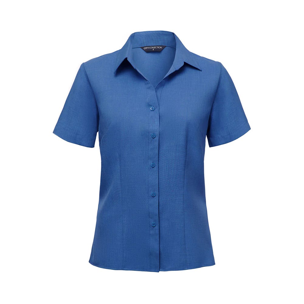 Shirt Womens S/S Polyester Ezylin 2146 Ocean 10 40005883 2146-OCE-10