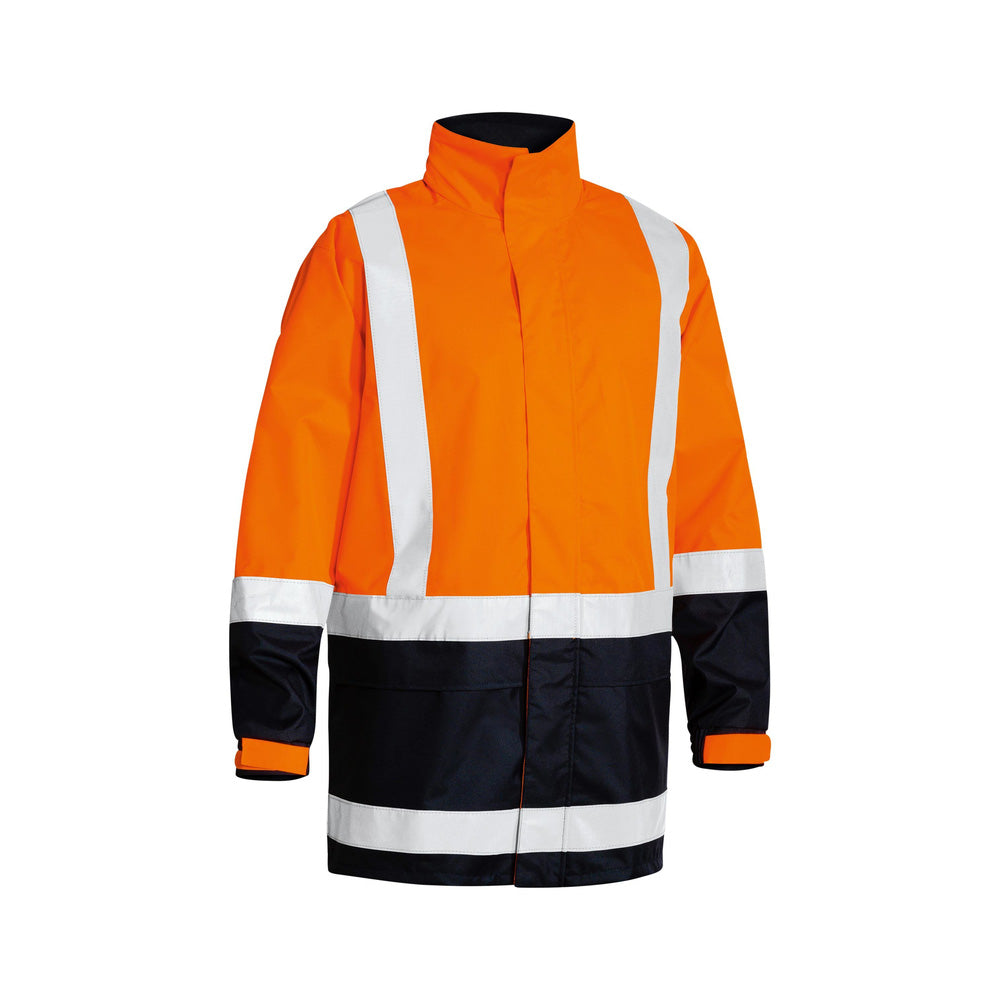 Jacket Hi-Vis Recycled Taped Rain Shell BJ6766T Orange/Navy L_40048062_BJ6766T_TT05L