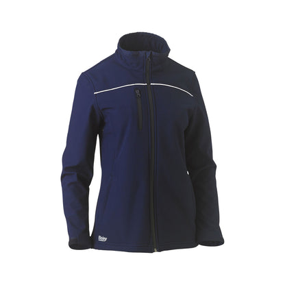 Jacket Womens Soft Shell Bisley 8 Navy BJL6060_BPCT8_40021941_BJL6060_BPCT8