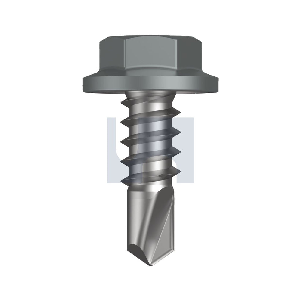 Metal Sds Flg Hex Hd Windspray (Smokey) -Cl4 As3566 #8-18 12 - Pk 1000_40096175_TWNM4FH0818012