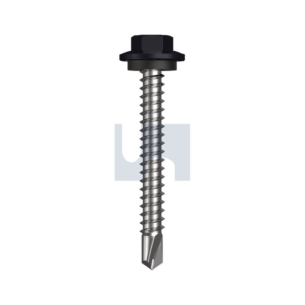 Metal Sds Hex Hd + Washer Night Sky (Ebony) -Cl4 As3566 #12-14 45 - Pk 100_40095279_TNSM4SH1214045