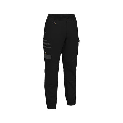 Pants Cargo Cuffed Cotton 280gsm Black 97R Bisley_40114719_BPC6237_BBLKR97