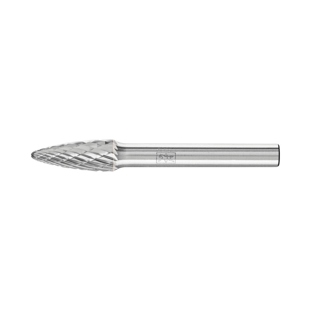 Tungsten carbide burr TOUGH tree shape w/radius end RBF 08x20mm shank 6mm_40107592_21000073