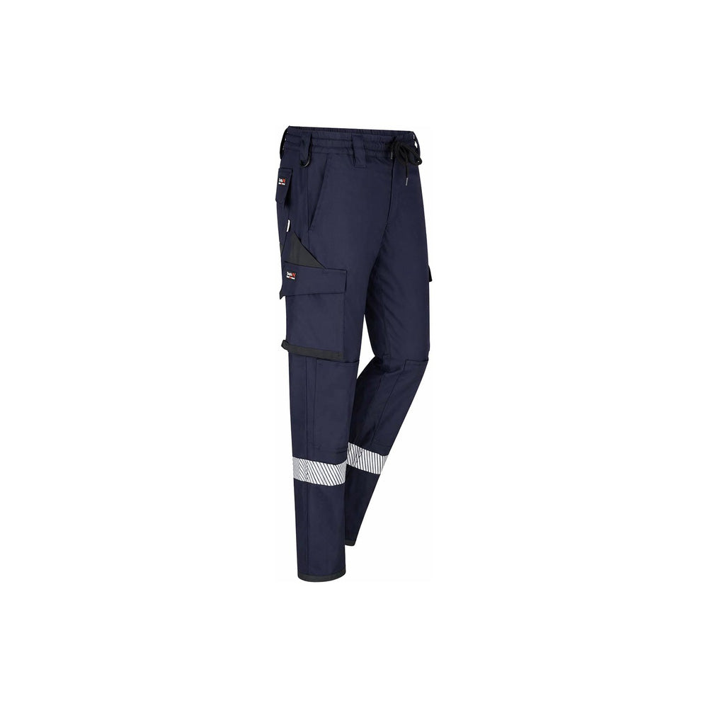 Tuffa Womens Stretch Ripstop PPE2 Cargo Pant With Knee Pad Pocket Navy 10_40106944_TS023F_10