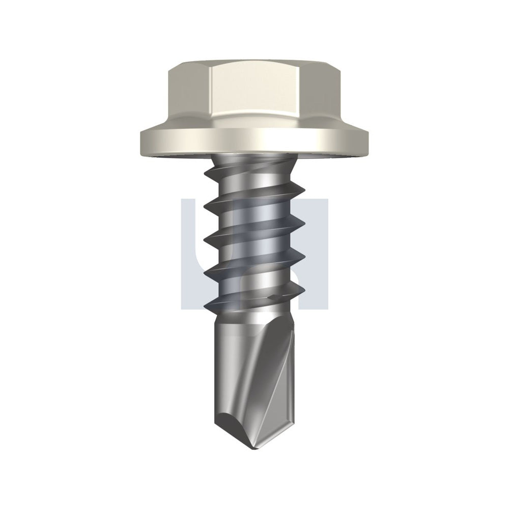 Metal Sds Flg Hex Hd Surfmist (Titania) -Cl4 As3566 #8-18 12 - Pk 1000_40095756_TSMM4FH0818012