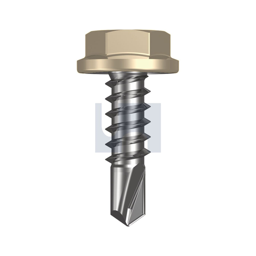 Metal Sds Flanged Hex Head Paperbark - Cl4 As3566 #10-16 16 - Pk 1000_40096412_FSTPAM4FH1016016