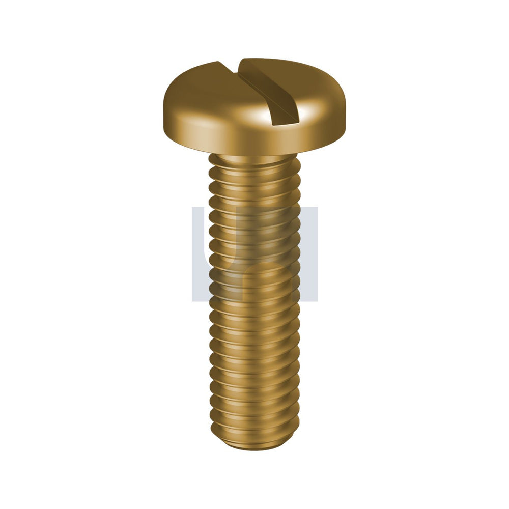 Metal Thread Pan Slot Brass As1427:1996/Brass M5 40 - Pk 100_40092961_MSBRPPSM050040