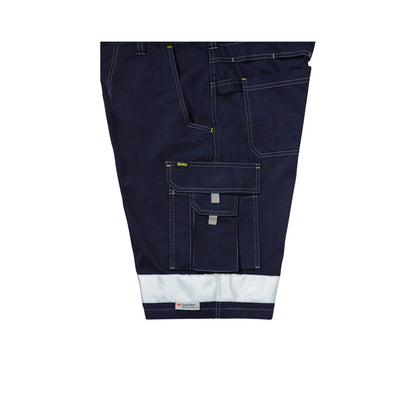 Shorts Cargo 190gsm Cotton Drill 3M Taped Vented Navy 107R Bisley_40007083_BSHC1432T_BPCTR07