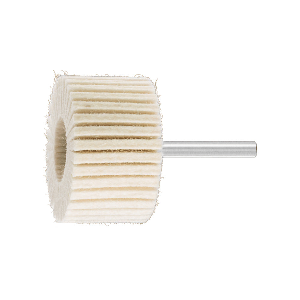 Hard mounted felt flap wheels FLS dia. 50x30 mm shank dia. 6 mm_40108230_44385031