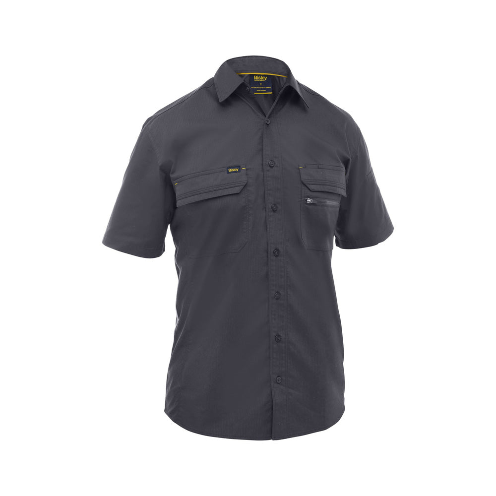 Shirt X Airflow Stretch Ripstop Charcoal 6XL Bisley_40114943_BS1490_BCCG6XL