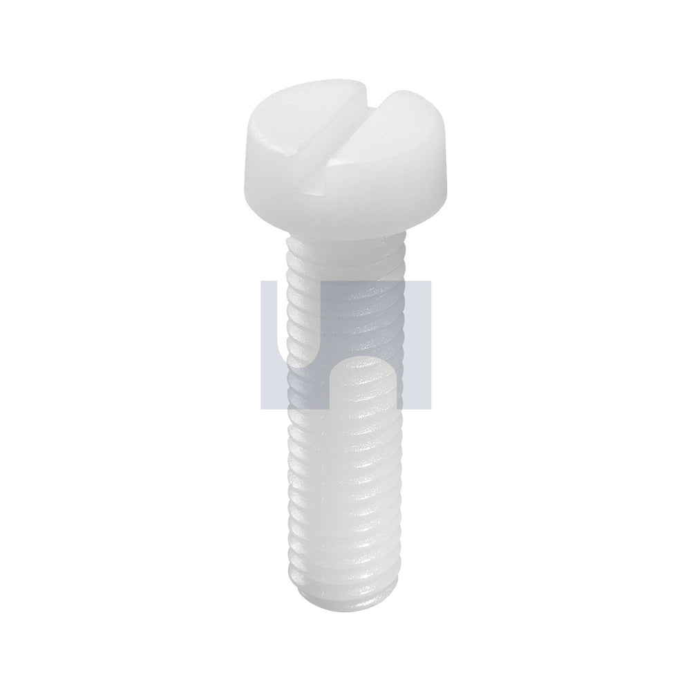 Metric Thread Cheese Slot Nylon Natural Din 84/Nylon M6 40 - Pk 50_40092711_MS66ESM060040