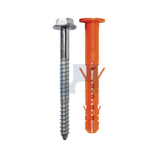 Mbrk-Stb Nylon Frame Plug ZP W Collar And Hex Screw T40 10 80/30 - Pk 50_40088713_MUNMBRKS1120708