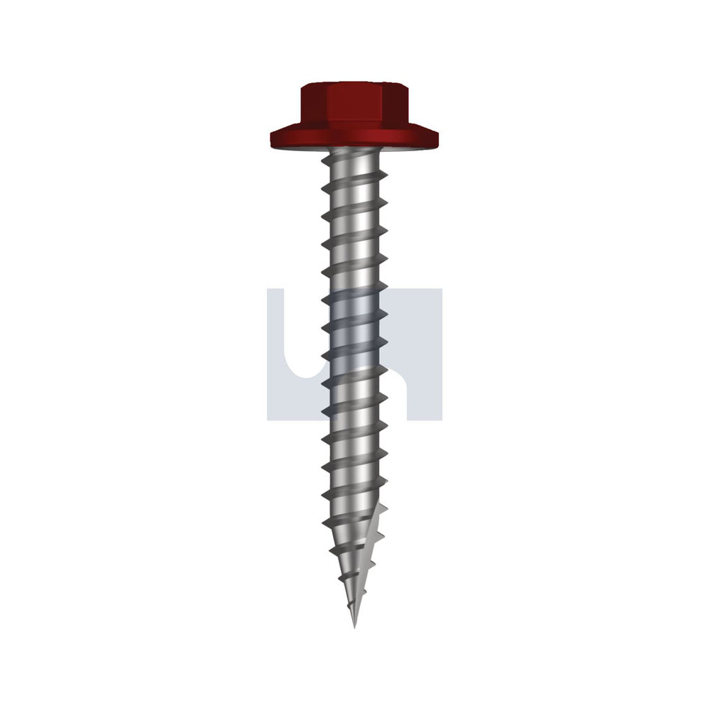 17 Flg Hex Hd Manor Red (Scoria) -Cl4 As3566 #12-11 40 - Pk 1000_40095244_TMRW4FH1211040
