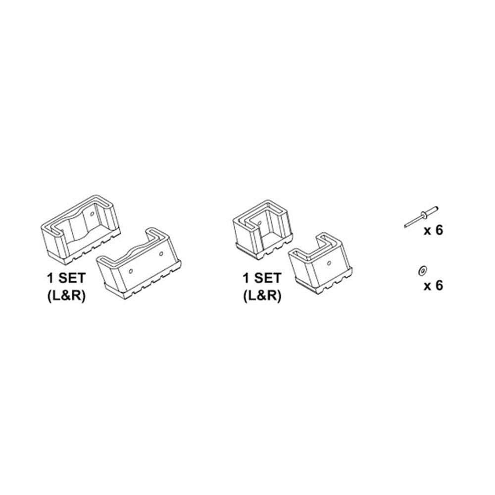 FS22774 Rubber Feet For Step Ladders 91138088 SP15-028AZ