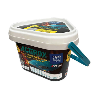 ACTIROX AF799 Ceramic Fibre Grinding Disc 36G 125mm Bucket 40044322 75493760