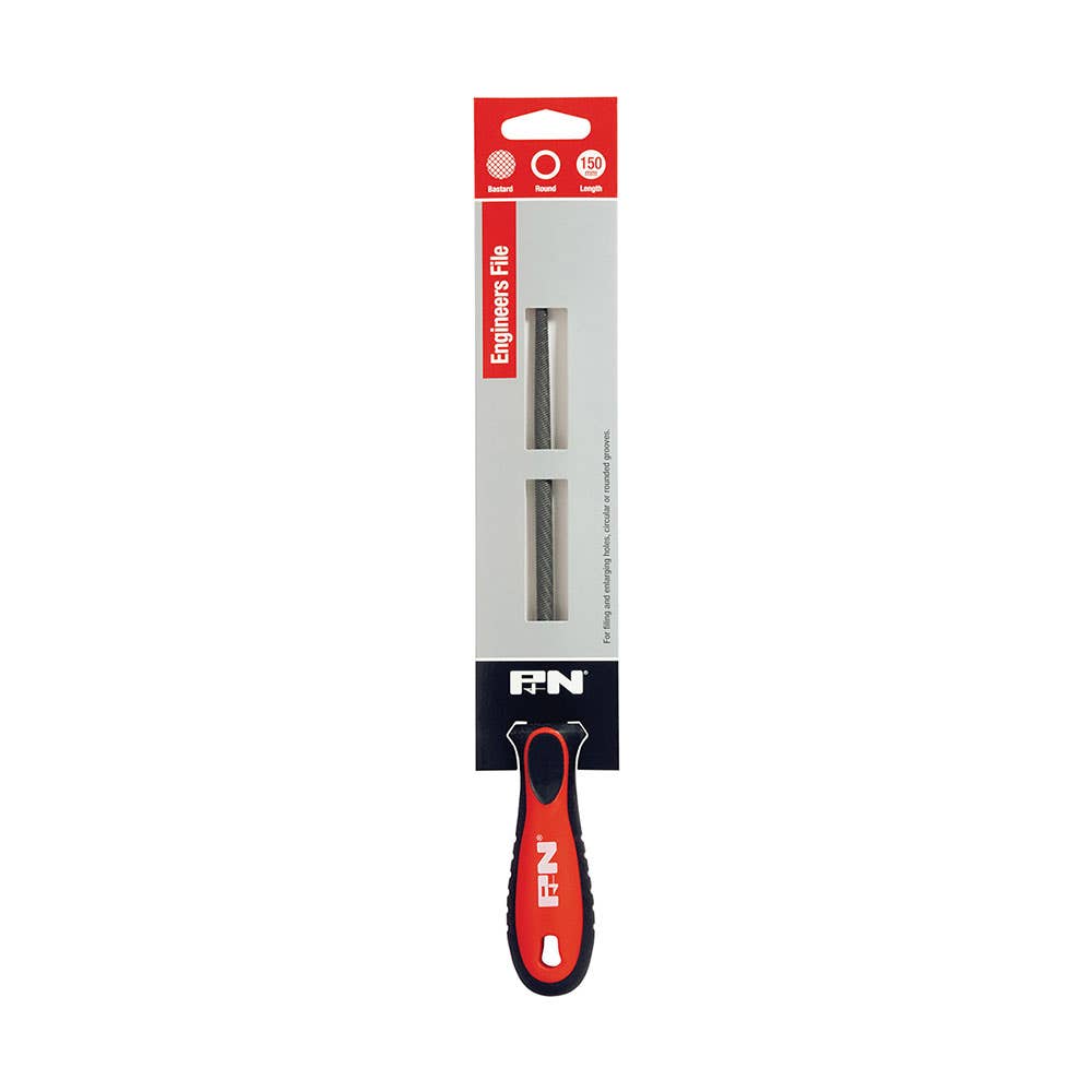 Round Bastard Cut Handled Engineers File 150mm 79011739 300AG1061