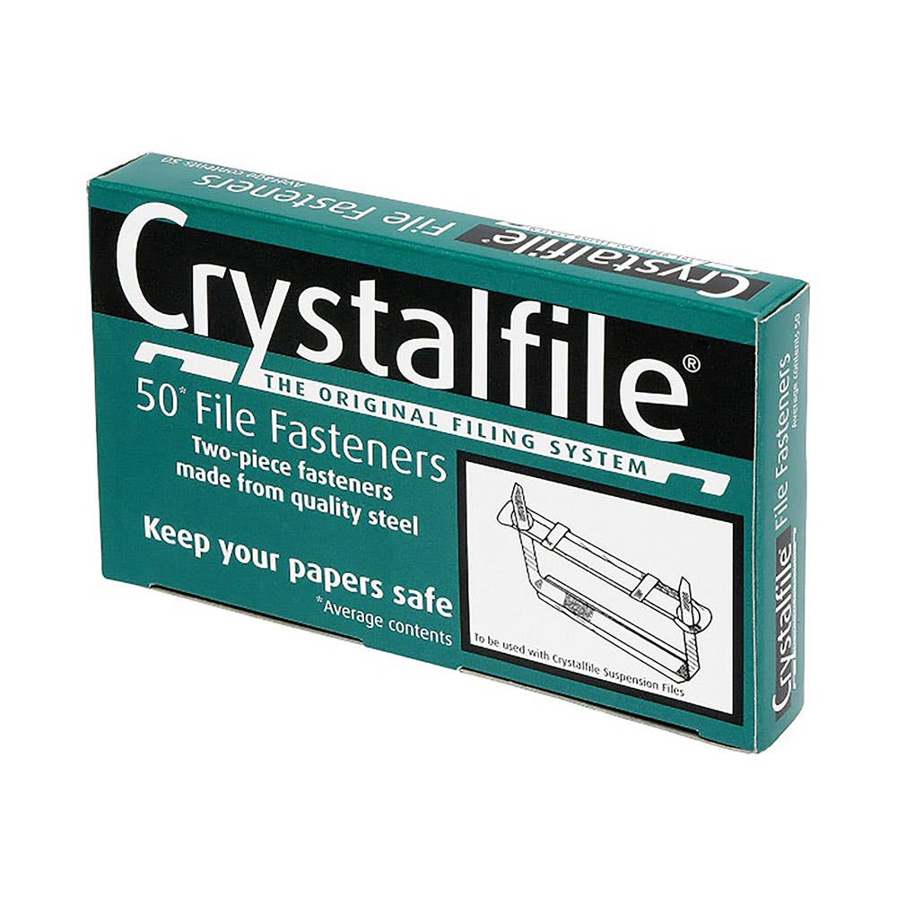 Two-Piece Steel File Fasteners 80mm 50 Pack 38873000 70850