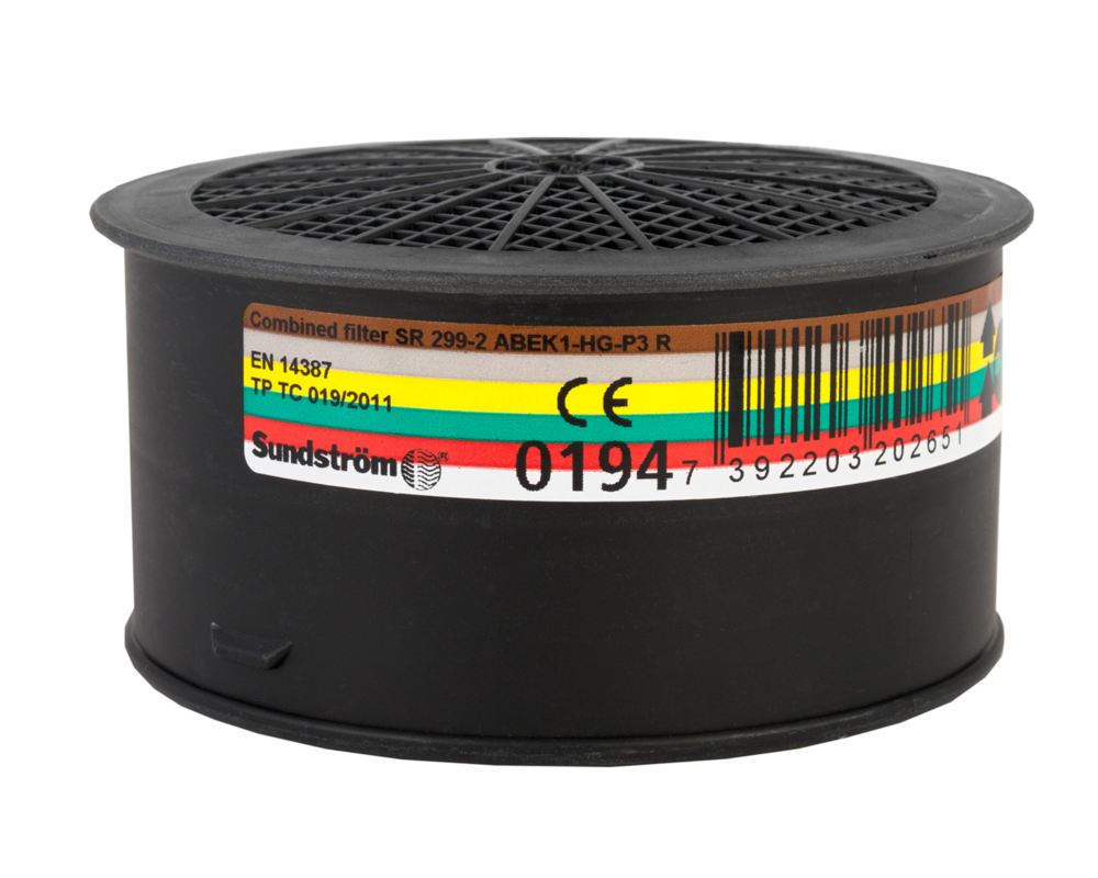 SR299-2 ABEK1HGP3 Gas Particle Combination Filter Cartridge 293306 133-00479