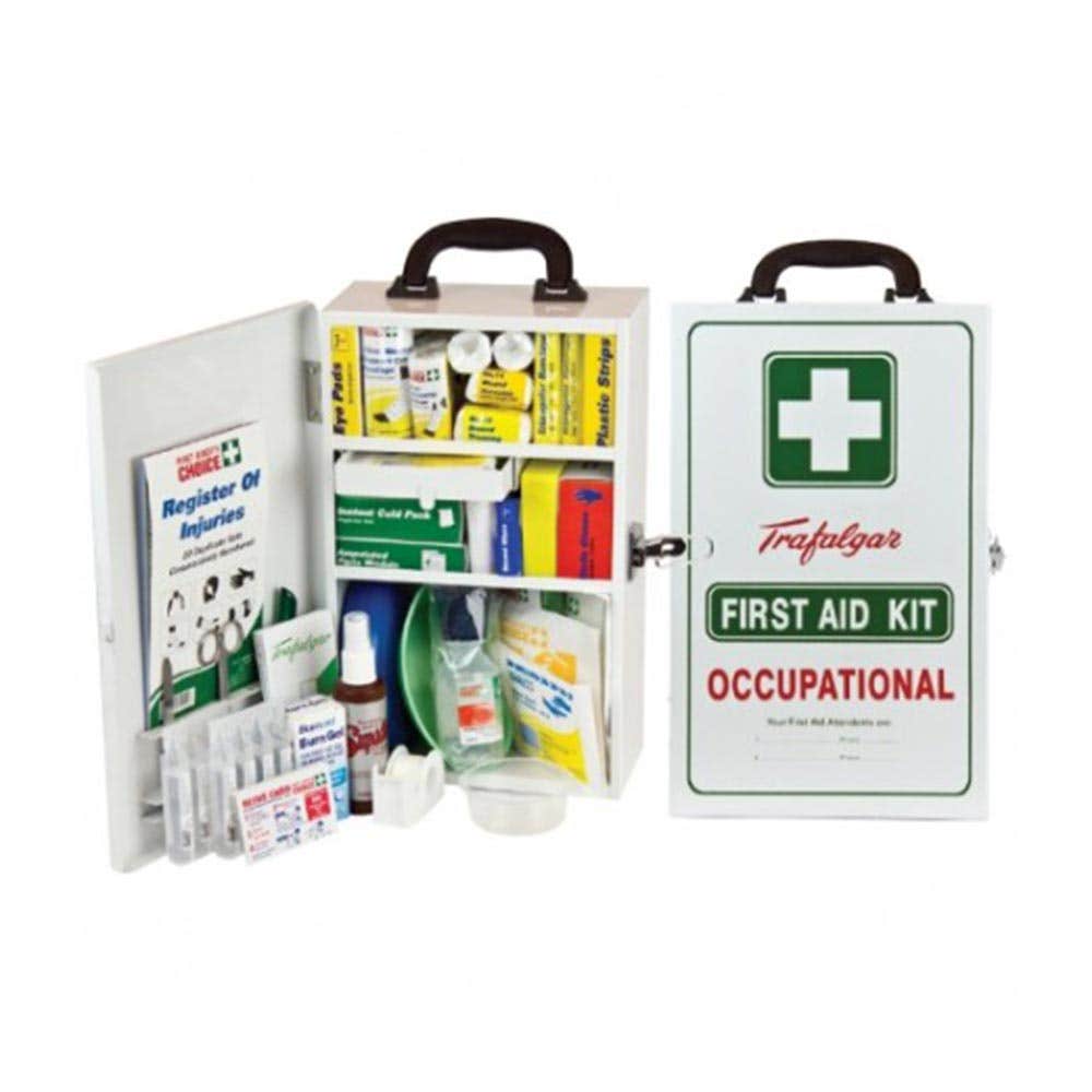 First Aid Kit National Wallmount Metal Case 385 x 240 x 115mm 79901574 873850
