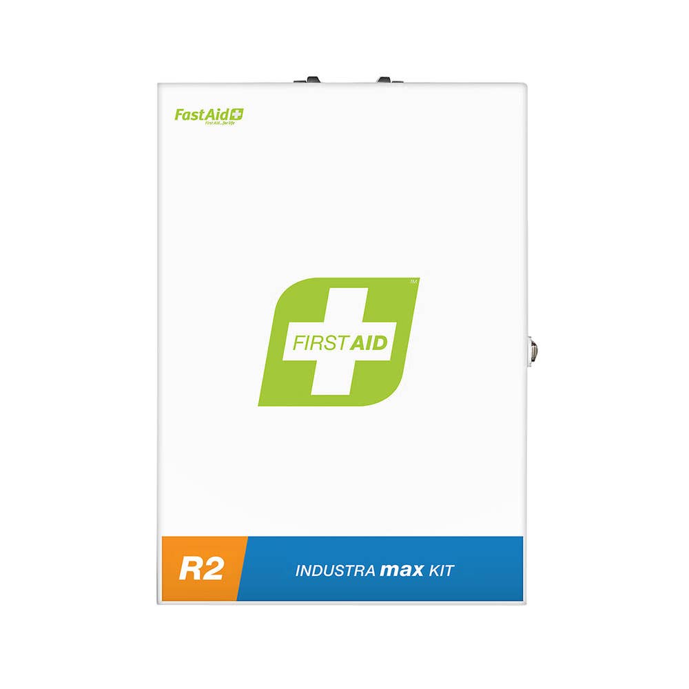 R2 Industra Max First Aid Kit Metal Cabinet 31090301 FAR2I10