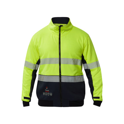 FJV034 Hi-Vis Inherent FR Taped Fleece Jumper Yellow/Navy 7XL_40071927_FJV034-Y/N-7XL