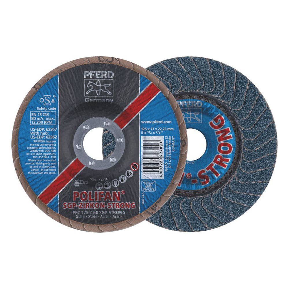 Disc Flap Polifan Strong Z50 125mm Pferd 67788125 152780 67788125