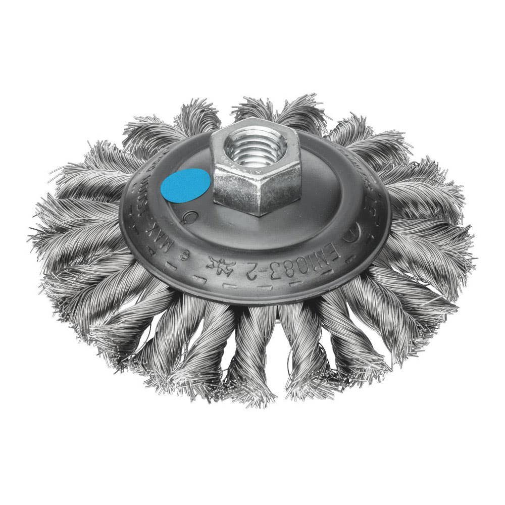 Brush Cup Wire Stainless Steel Flaring CombiTwist 115mm x 14mm x 2.0 Pferd 717006 43315013