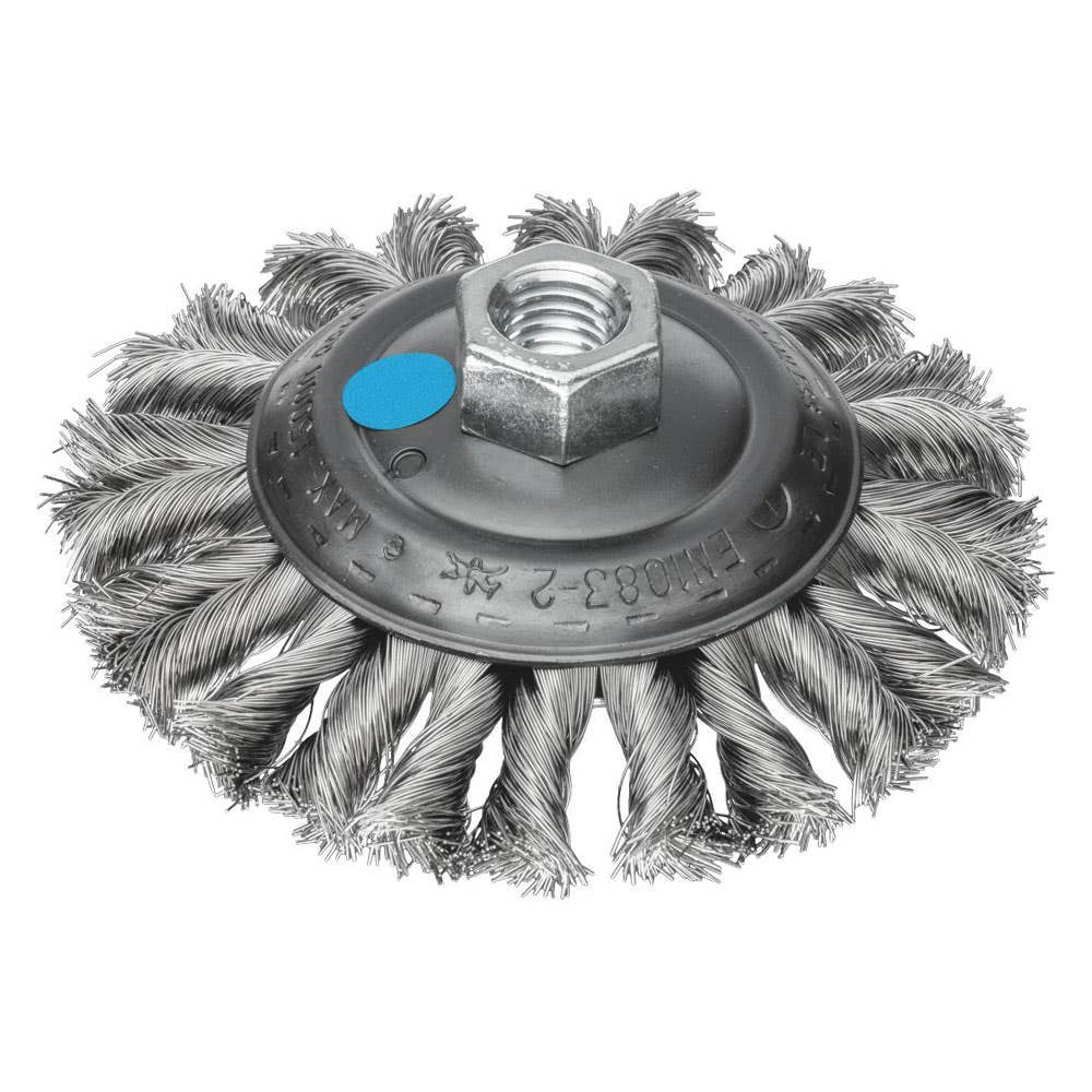 Brush Cup Wire Stainless Steel Flaring CombiTwist 125mm x M14 x 2.0 Pferd 92668078 43317013