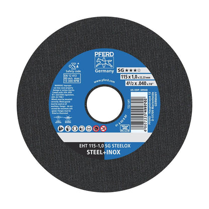 Ultra-Thin Steelox Premium Cut-Off Disc 115 x 1.0mm 92600023 61340412
