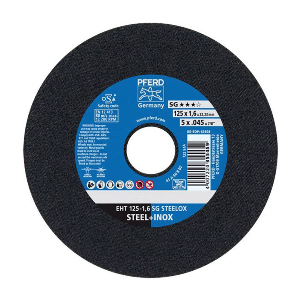 Ultra-Thin SG Steelox Premium Cut-Off Disc 125 x 1.6mm 88893233 61341122