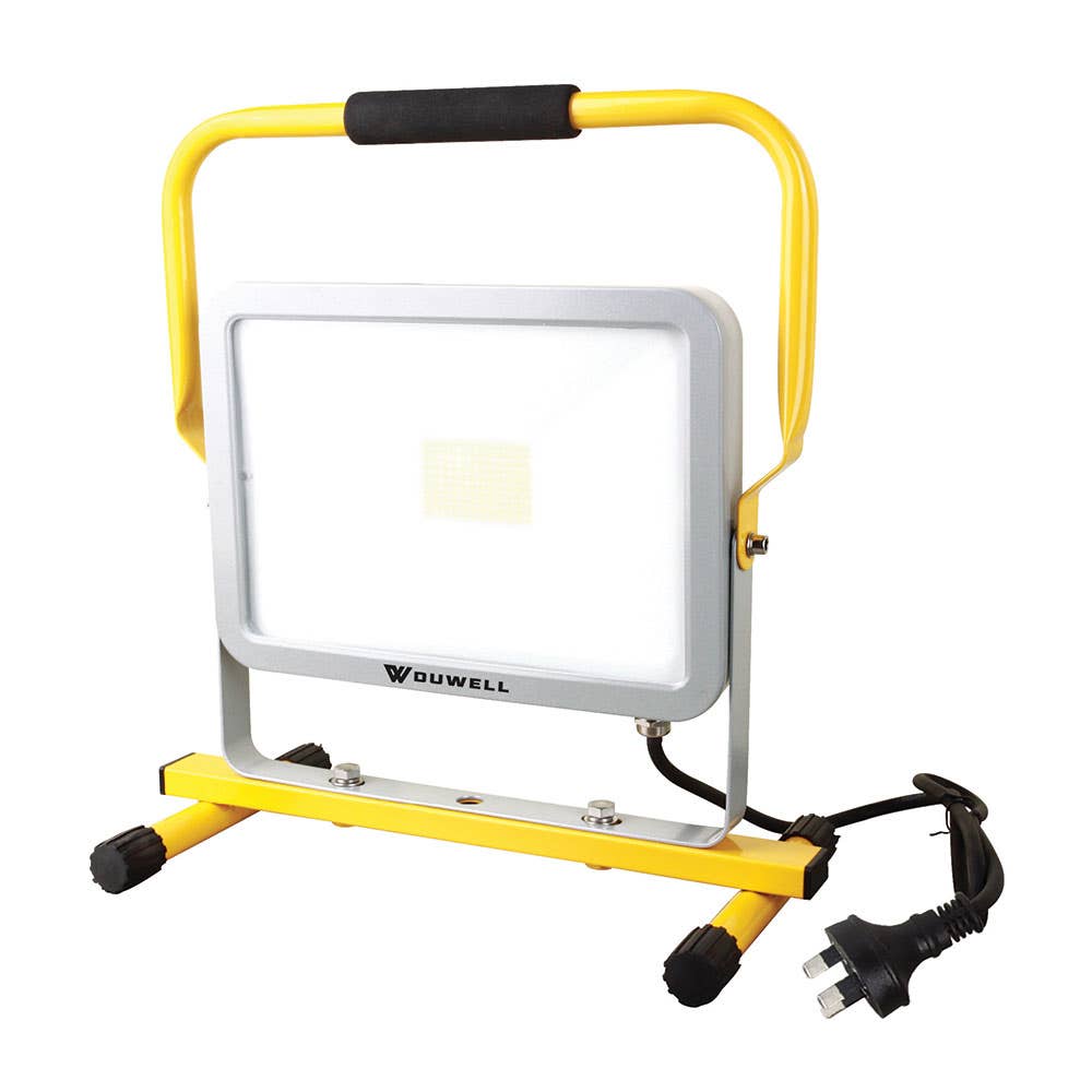 LED Floodlight & 3m Cable 240V 50W 4,300 Lumens 66512538 WL50W