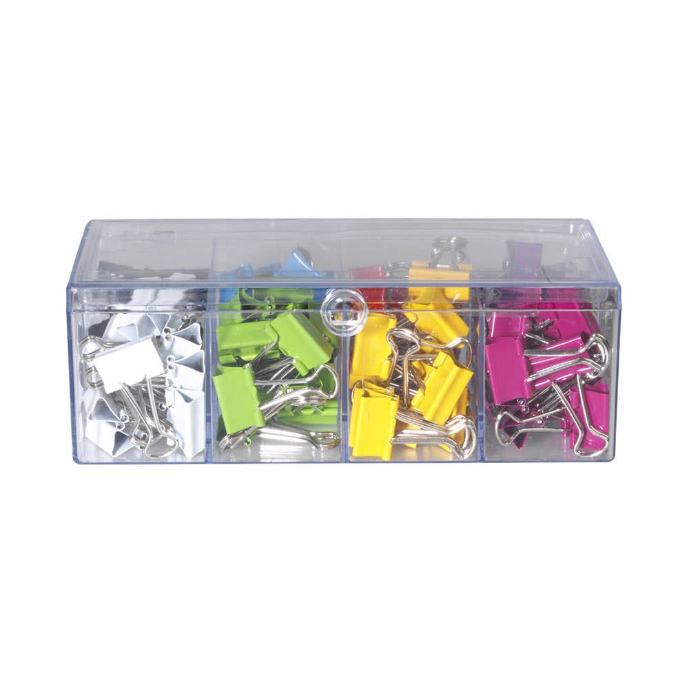 Foldback Clips 19mm Assorted Colours 96 Pack 1013006 0362460