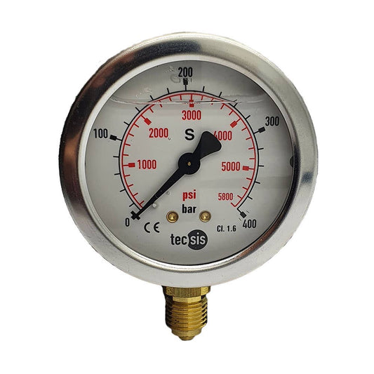 Gauge Bottom Connect 0-1000kpa/145psi 63mm 1/4'' Tecsis W/ NATA 248488 P1454L575011 + NATA001