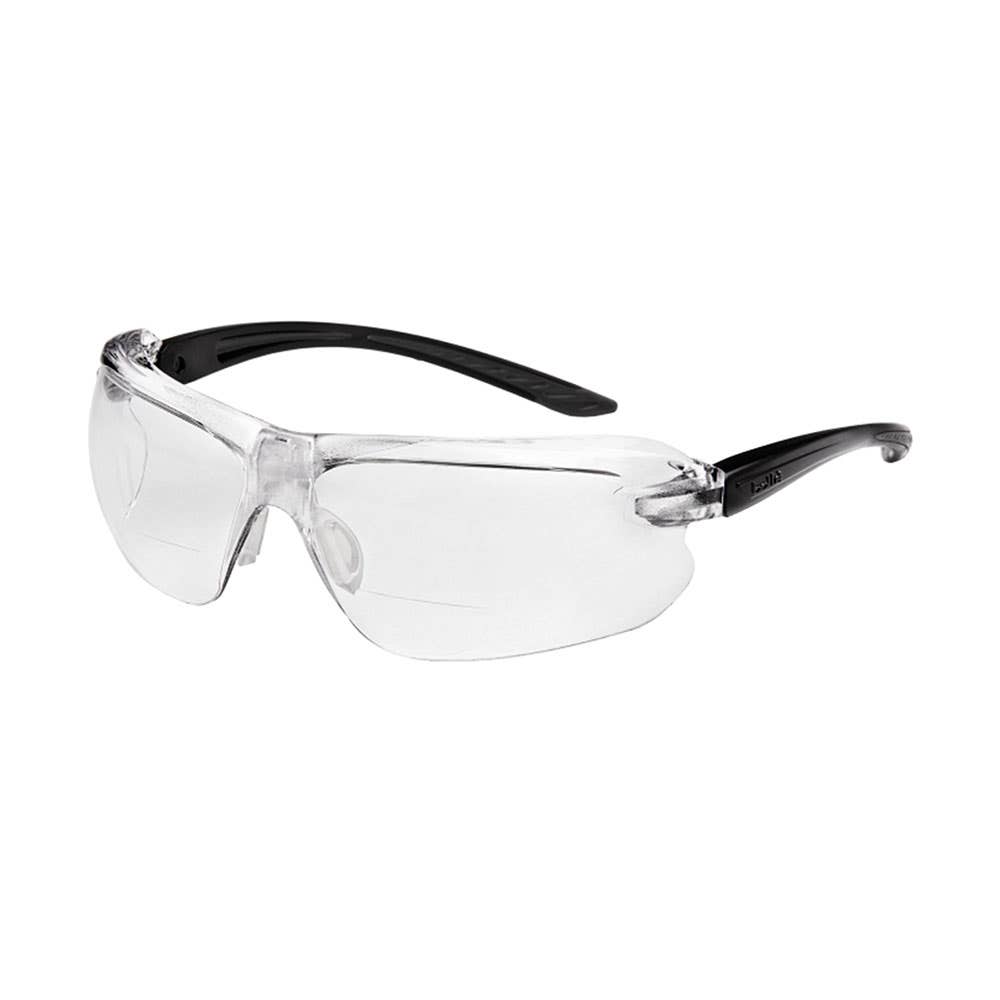 IRI-S Diopter Magnification Safety Glasses Clear Lens Black Frame +1.0_30004649_1671001_NLA