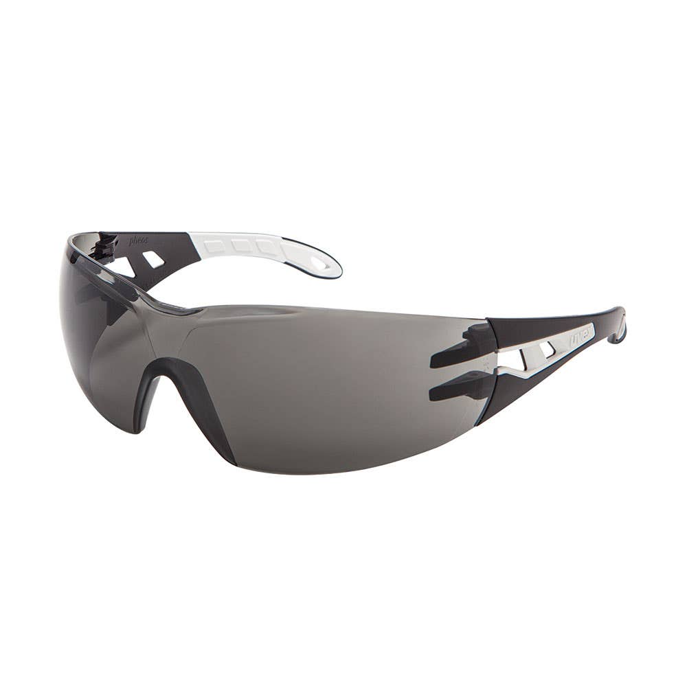 Pheos Safety Glasses Grey Lens Black/Grey Frame 426490 9192-065