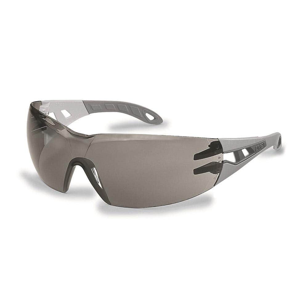 uvex Pheos THS Anti-Fog Safety Glasses Grey Lens Grey Frame 30000205 9192-311