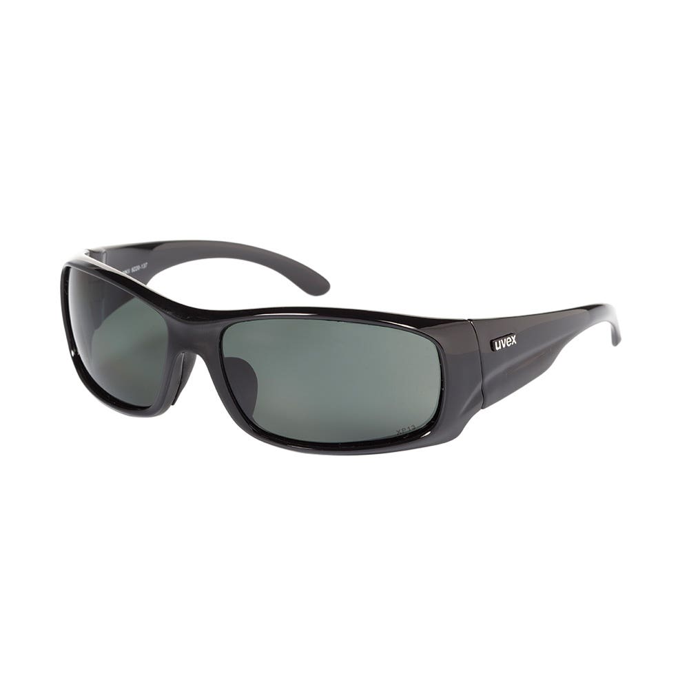 uvex Rally MK II Polarised Safety Glasses Grey Lens Black Frame 12% VLT 31030038 9220-137