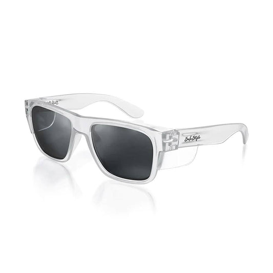 SafeStyle Fusions Safety Glasses Polarised Tinted Lens Clear Frame 40030265 FCP100