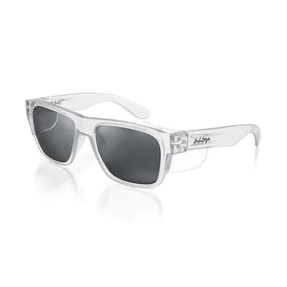 SafeStyle Fusions Safety Glasses Tinted Lens Clear Frame 40030266 FCT100