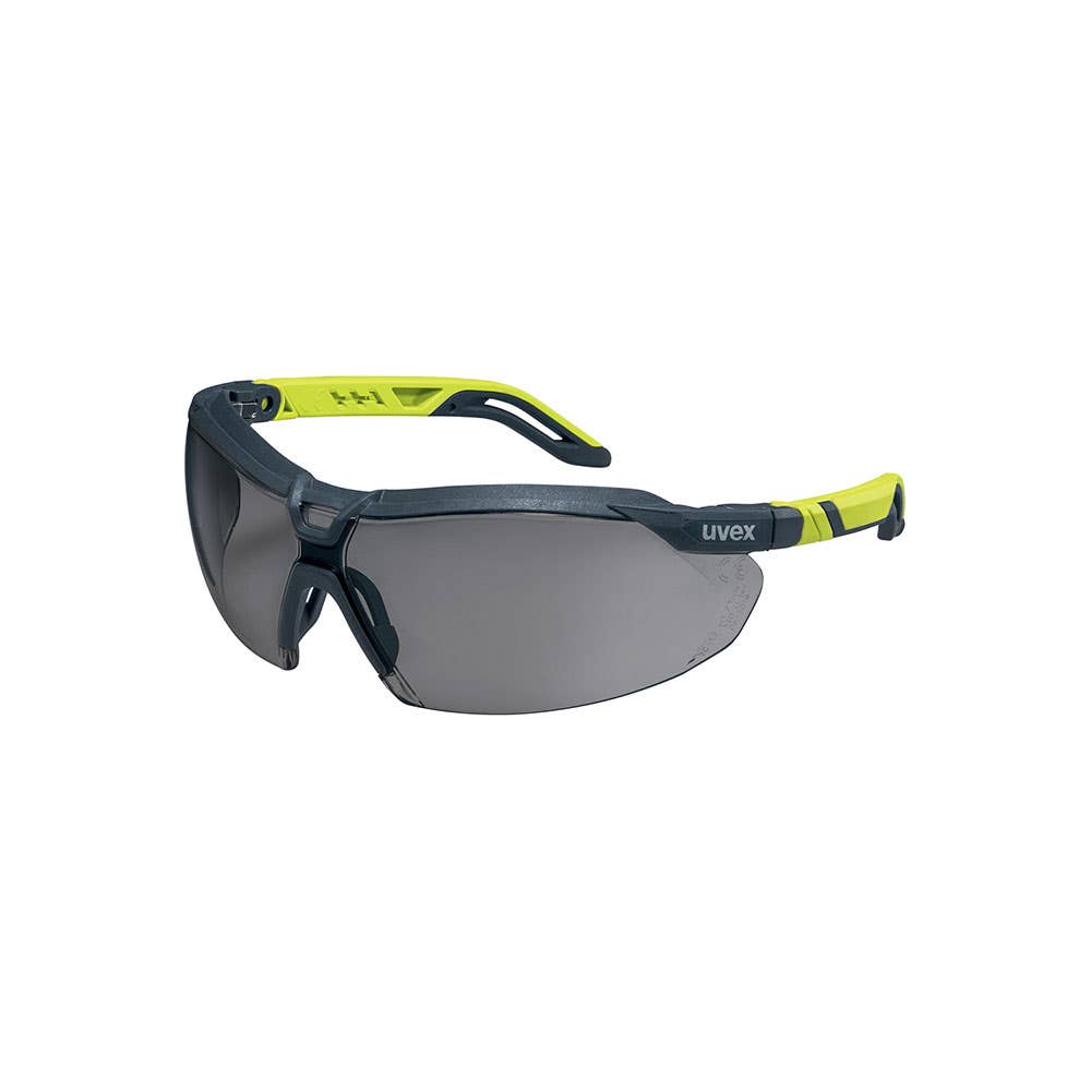 uvex i-5 Adjustable Safety Glasses Grey Lens Anthracite/Yellow Frame 40023071 9183-903