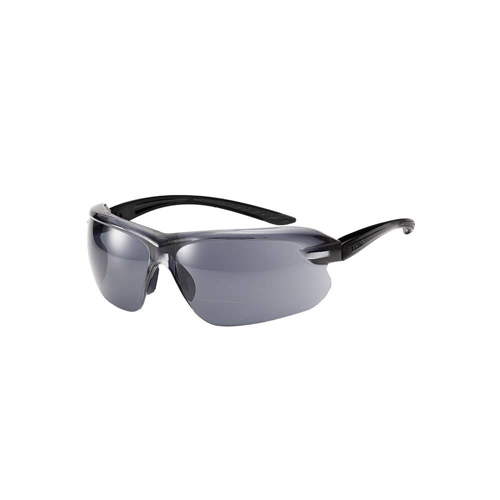 IRI-S Diopter Magnification Safety Glasses Smoke Lens Black Frame +1.0 443183 IRIDPSF1 NLA