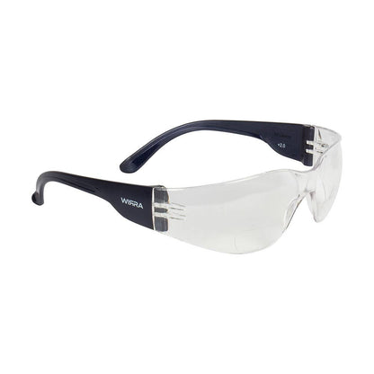 Bifocal Diopter Safety Glasses Clear Lens +2.00 Magnification_90080274_55015420