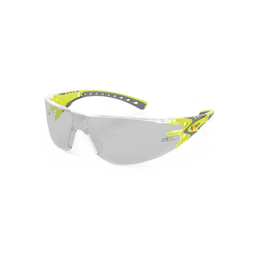 Stream Evo&trade; Black Dog Safety Glasses Grey Lens Grey/Lime Frame 40030932 RLYBD00392