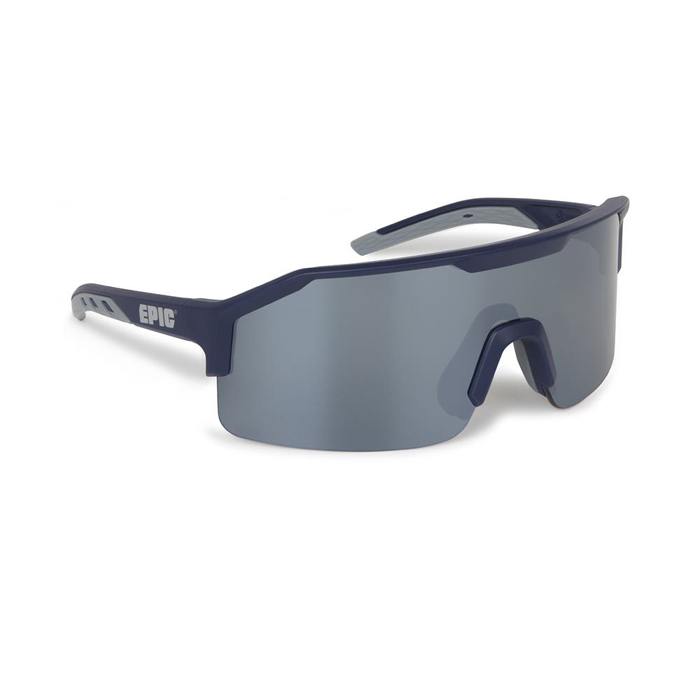EPIC&reg; STALYON FKN&trade; Safety Glasses Polarised Hyper Silver Mirror Lens Midnight Frame 566345 SGE340