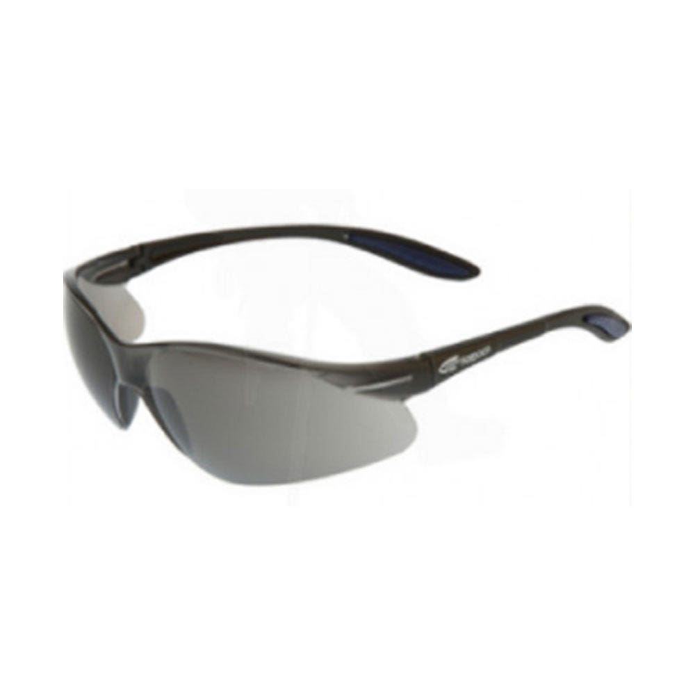 Safety Glasses Smoke Lens Black Frame Hard Coat Harpoon 60028359 261BKSD