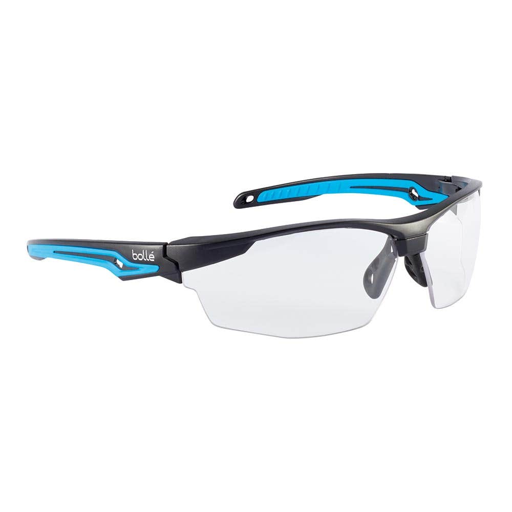 Tryon Safety Glasses Clear Lens Black/Blue Frame 416906 TRYOPSI NLA