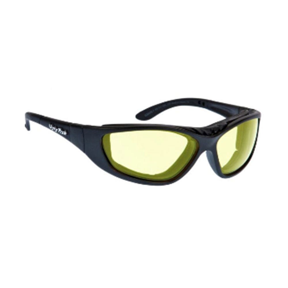 Glasses Safety Yellow Lens Black Frame Anti Scratch Fog Ultimate Ugly Fish 91030055 RS707 MBL.Y