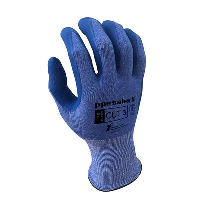 Gloves Nitrile/PU Coated Cut 3 SuperFlex Blue Size 10 55040533 PH3BB/10