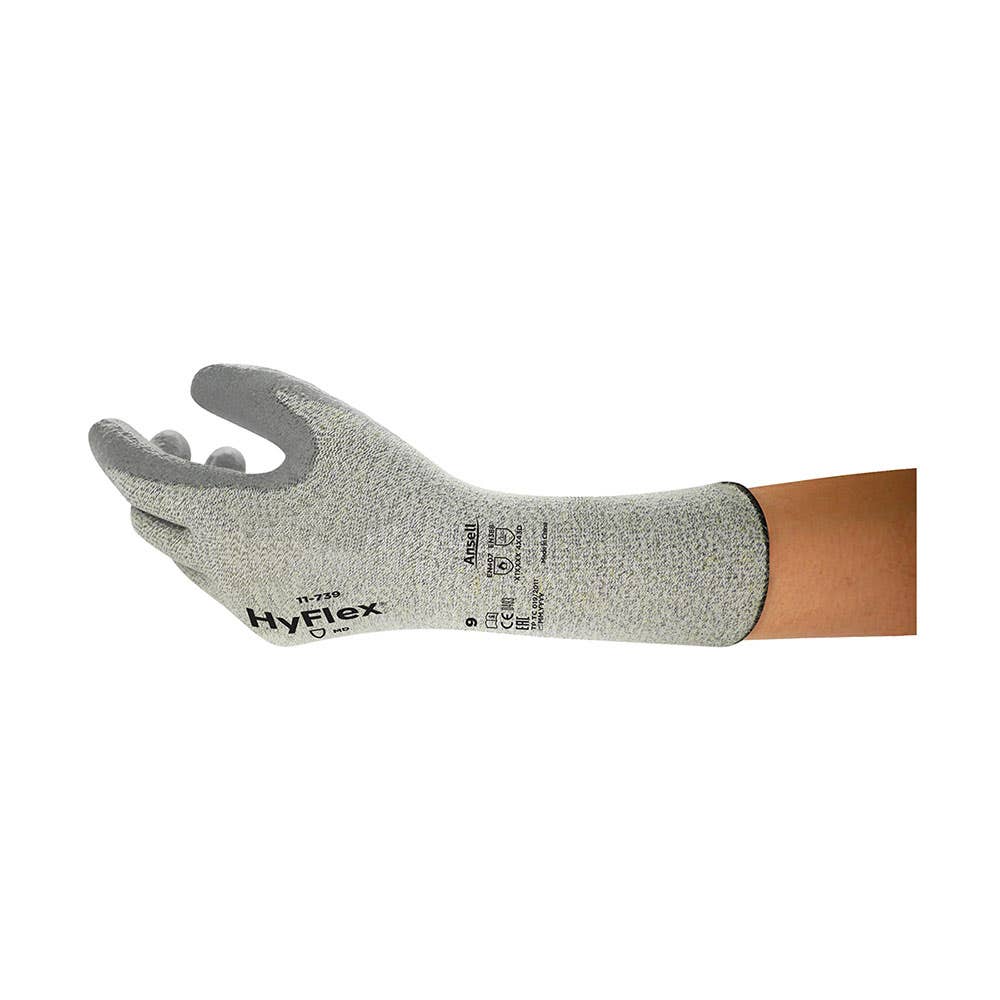 11-739 HyFlex&reg; Cut D PU Coated Extended Cuff Gloves 11739