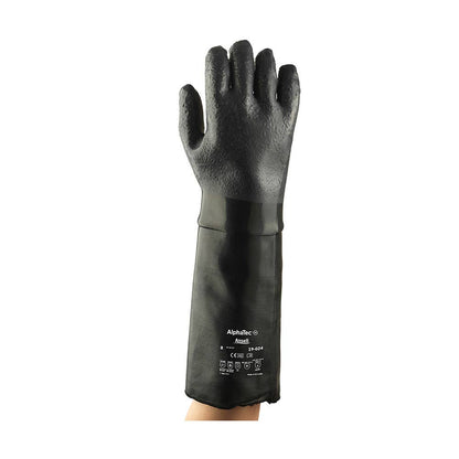 19-024 AlphaTec&reg; Heat & Chemical Resistant Neoprene Gloves 450mm 19024